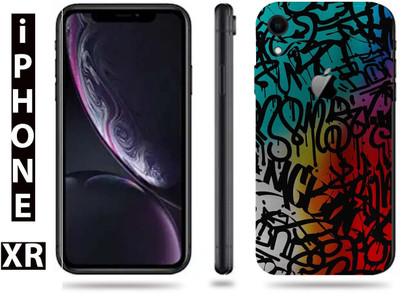 BugguSkin Apple iPhone XR Mobile Skin(Ultra Super Graffiti Text Skin With High Matte Finish.)
