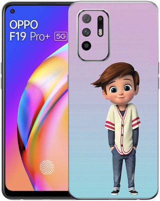 FCS OPPO F19 Pro Plus 5G Printed Back Skin: Cute Boy Mobile Skin(Cute Boy Skin)