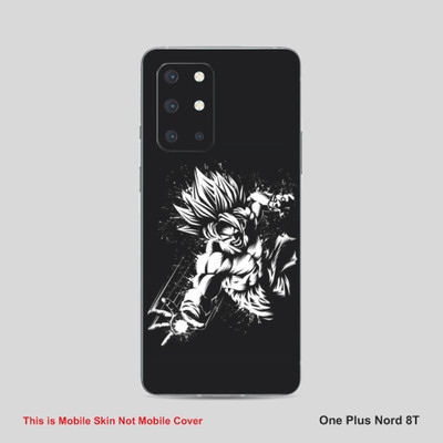 VYBE The Smart Choice One Plus Nord 8T Goku Mobile Skin Mobile Skin(White Black B7)