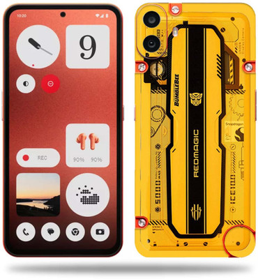 WeCre8 Skin's WeCre8 Skin's Nothing_CMF_Phone_1 Mobile Skin(yellow red magic)