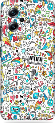 SkinoMania K50i Mobile Skin(Multicolor Music Graffiti)