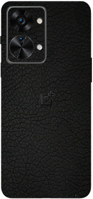 AsSkin OnePlus Nord 2T 5G, oneplus nord 2t 5g Mobile Skin(Ultra Black Leather High Gloss Finish).)