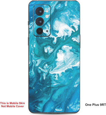 VYBE The Smart Choice One Plus 9RT Abstract Embossed Mobile Skin(Baltic Sea A7)