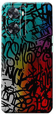 LAMHA Oppo A77s Mobile Skin(Ultra Super Graffiti Text With High Matte Finish.)