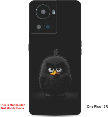 VYBE The Smart Choice One Plus 10R Angry Bird Embossed Mobile Skin(Iridium 24)