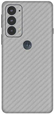 Vcare GadGets Moto Edge 20 5G Mobile Skin(Silver)