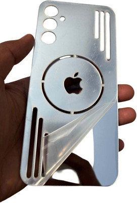 TWUAOP SAMSUNG GALAXY F55 5G MOBILE SKIN BACK PANNEL ACRYLIC SHEET MERO APPLE Mobile Skin(Silver)