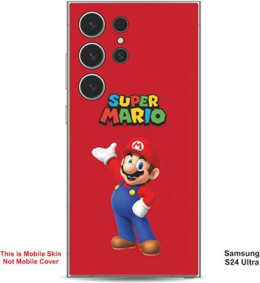 VYBE The Smart Choice Samsung S24 Ultra Super Mario Embossed Mobile Skin(Engine Red 15)
