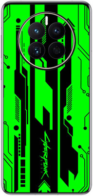 FCS Huawei Mate 50E Printed Back skin Mobile Skin(Cyber Punk Green)