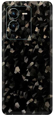 Vcare GadGets V25 Pro Mobile Skin(Black Diamond Crystal)