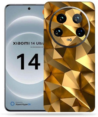 SkinoMania Xiaomi 14 Ultra Mobile Skin(Golden poly)