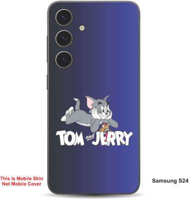 VYBE The Smart Choice Samsung S24 Tom & Jerry Embossed Mobile Skin(Mulled Wine 14)