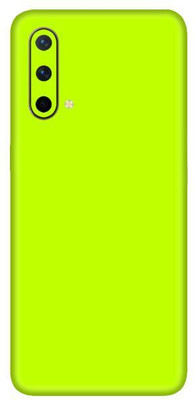 Vcare GadGets Nord CE 5G Skin Back Side With Camera Protection High Quality Premium Mobile Skin(Electro Green Olive)