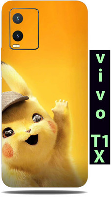 BugguSkin Vivo T1x Mobile Skin(Ultra Super BABY PIKACHU Skin With High Matte Finish.)