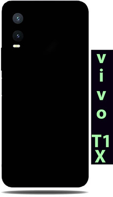 TJ CREATION Vivo T1x Mobile Skin(Ultra Super Black Matte Skin With High Matte Finish.)