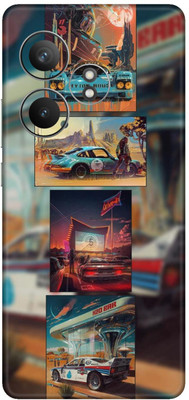 wrap craft REALME GT 6 5G Premium Vinyl BACK 143 Mobile Skin(Multicolor)