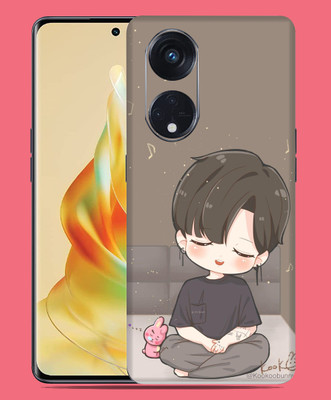 SkinoMania Oppo Reno 8T 5G Mobile Skin(Multicolor Bts Cartoon)