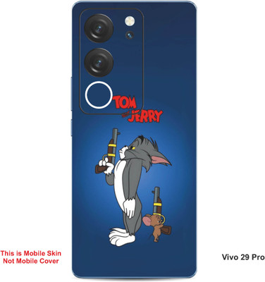 VYBE The Smart Choice Vivo 29 Pro Tom & Jerry Embossed Mobile Skin(Fun Blue B2)