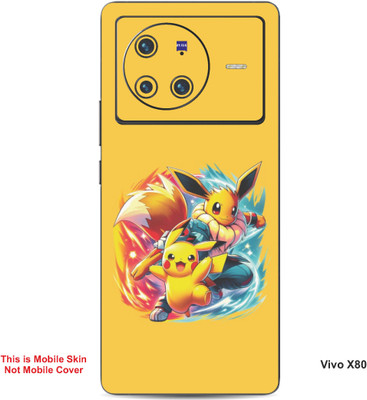 VYBE The Smart Choice Vivo X80 Pokemon Embossed Mobile Skin(Sandstorm B12)