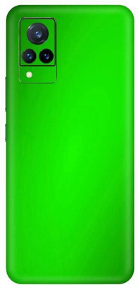 Vcare GadGets Metallic Green Shining vivo V21 5G Mobile Skin(Metallic Green Shining)