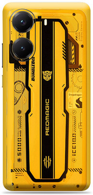 SkinoMania POCO X7 Pro 5G Premium Vinyl Mobile Skin (Multicolor) Mobile Skin(yellow-red-magic)