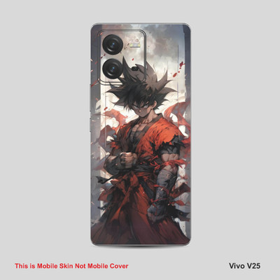 VYBE The Smart Choice Vivo V25 Goku Mobile Skin Mobile Skin(Olive Green A35)