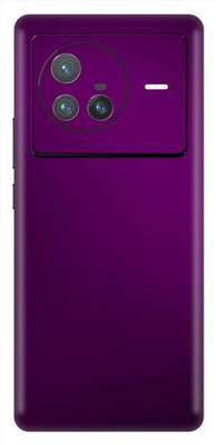 Vcare GadGets X80 5G Purple Glossy Back Side Premium Mobile Skin(Purple Glossy)