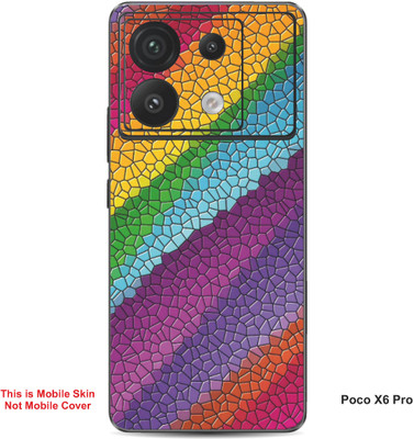 VYBE The Smart Choice Poco X6 Pro Art Embossed Mobile Skin(Ebony Clay 1)