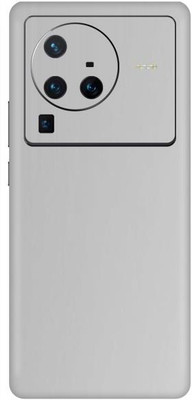Vcare GadGets X80 Pro 5G Metallic Silver Shining Back Side Premium Mobile Skin(Metallic Silver Shining)
