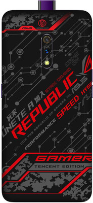 TECHMOZ Realme X Mobile Skin(Multicolor)
