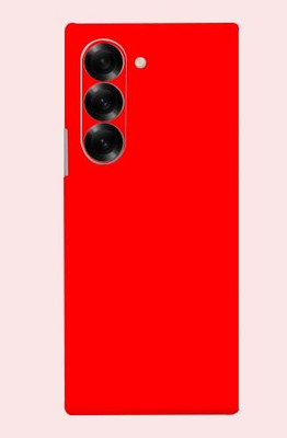 OggyBaba Samsung Galaxy Z Fold7 Mobile Skin(Red Matte)