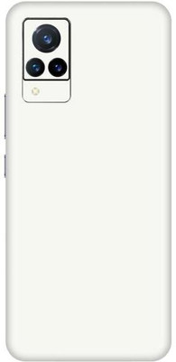 Vcare GadGets White Glossy vivo V21 5G Mobile Skin(White Glossy)