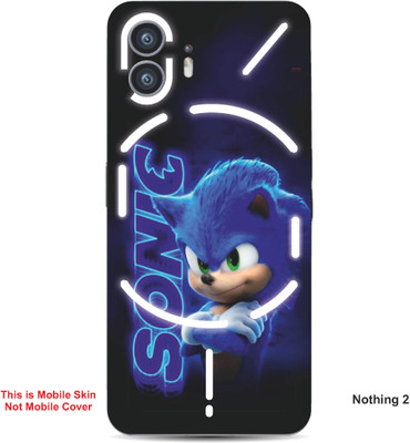 VYBE The Smart Choice Nothing 2 Sonic The Hedgehog Embossed Mobile Skin(Dark Slate Blue A2)