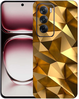 OggyBaba Oppo Reno 12 pro 5g Mobile Skin(Golden poly)