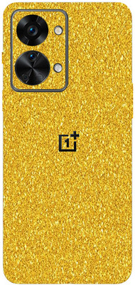 LAMHA One Plus Nord 2T 5G, one plus nord 2t 5g Mobile Skin(Ultra Super Golden Glitter With High Matte Finish.)