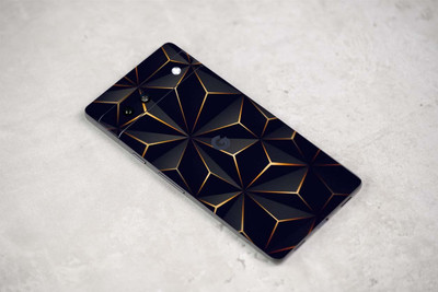 BugguSkin Google Pixel 7a 5G Mobile Skin(Ulltra Super Thunderstorm Black Abstract Skin With HighMatte Finish......)
