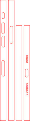Orgic India iPhone 12 PRO MAX Mobile Skin(Transparent)
