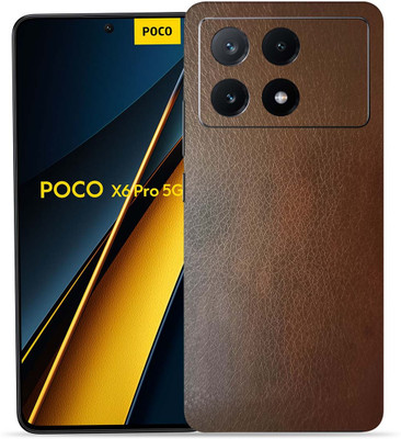 WeCre8 Skin's WeCre8 Skin's POCO X6 Pro 5G Mobile Skin(Brown Leather)