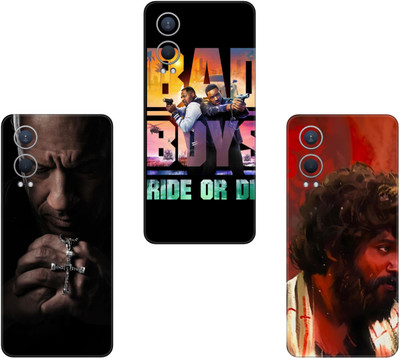 wrap craft REALME X7 MAX 5G COMBO(PACK OF 3)Camera&Back Protector Premium Vinyl Mobile Skin(Multicolor)