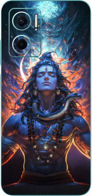mehra BackStickersFor Redmi11 Prime5G Lord MAHADEVJi LeatherFull CoveragePremiumVinyl Mobile Skin(Multicolor)