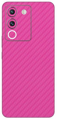 Vcare GadGets Vivo Y200 5G Mobile Skin(Fiber Carbon Pink)