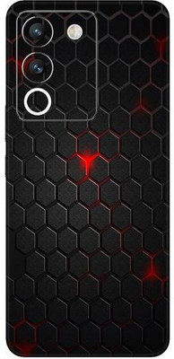 Vcare GadGets RED Light Vivo Y200 5G Mobile Skin(Multicolor)