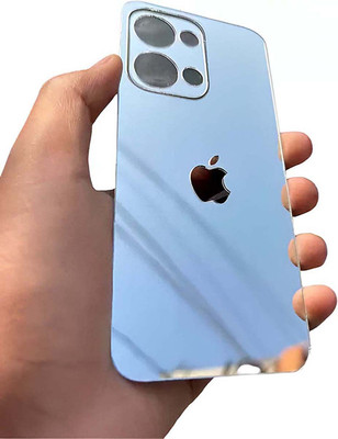MOKPLZ Oppo Reno13 5G SILVER MIRROR BACK PANNEL ACRYLIC SHEET Mobile Skin(Silver)