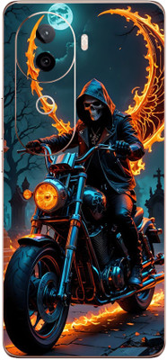 mehra Vivo V40e 5G Ghost Rider 9D Premium Full Back & Side Coverage Theme Mobile Skin(Multicolor)