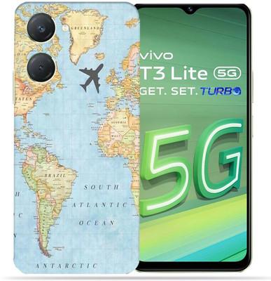 OggyBaba OggyBaba Vivo T3 Lite 5g Mobile Skin(Word Map)