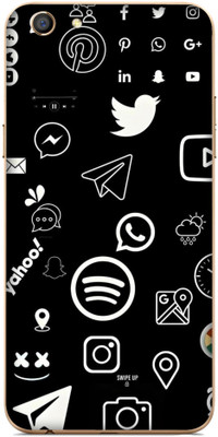 ScreenMart Oppo F3 Mobile Skin(Multicolor)
