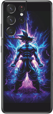 VYBE The Smart Choice galaxy s21 ultra Goku Mobile Skin Mobile Skin(Black 566)