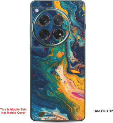 VYBE The Smart Choice One Plus 12 Art Embossed Mobile Skin(Denim A13)