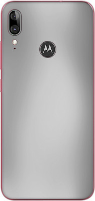 Vcare GadGets Motorola e6s Mobile Skin(Silver)