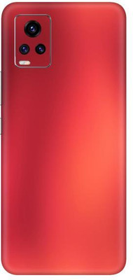 Vcare GadGets Vivo V20 Pro Mobile Skin(Shining Mirror Red)